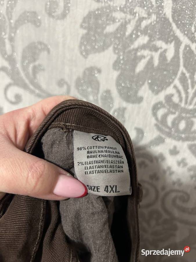 Czekoladowe dżinsy Balloon 4XL Moon Girl Spodnie mazowieckie Warszawa