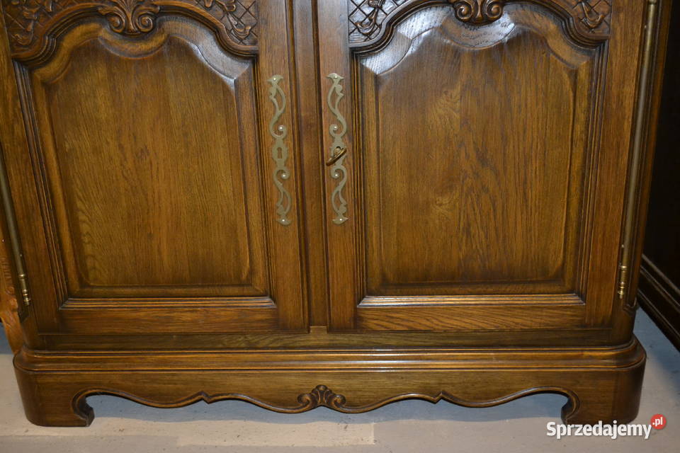 kredens stylowy lity dąb Będzin