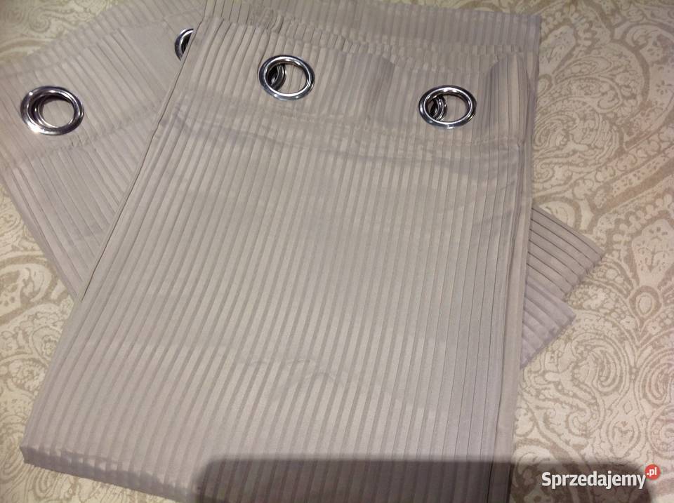 Zasłony Szare 2 szary Nowa Sól