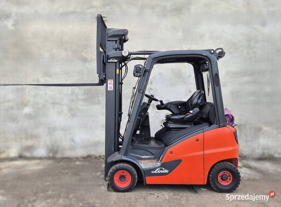 Linde H16 TRIPLEX 545 2019r kabina wózek widłowy gaz Rybnik