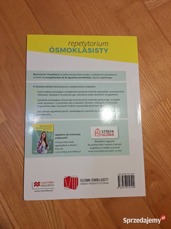 Repetytorium Ósmoklasisty Zeszyt ćwiczeń język pomorskie Gdańsk sprzedam