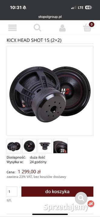 Sprzedam Subofer Chojnice