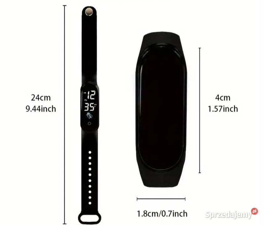 Czarny smartband Radzymin sprzedam