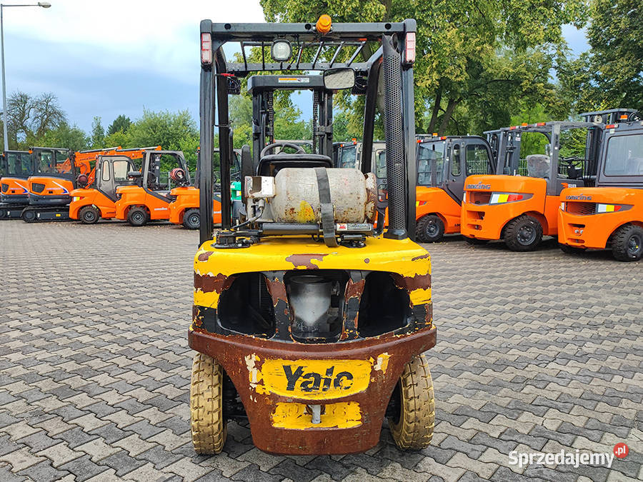 Wózek widłowy Yale GLP256VX 2016duplex 32 m LPG Kęty
