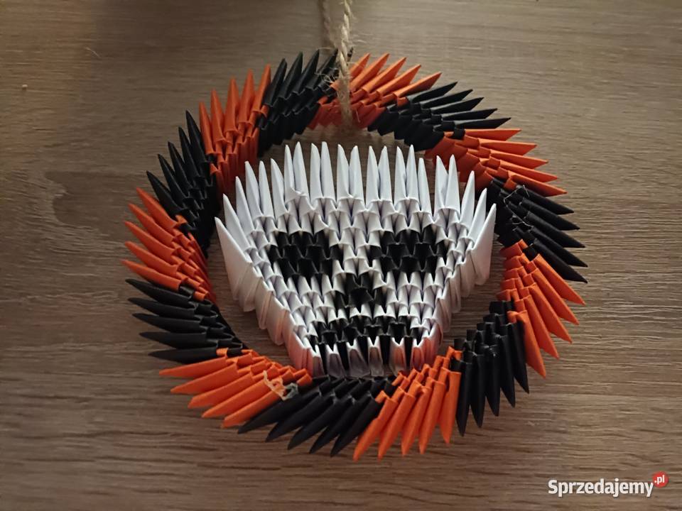 Czaszka Halloween Origami Modułowe 3D Rękodzieło Kwidzyn sprzedam