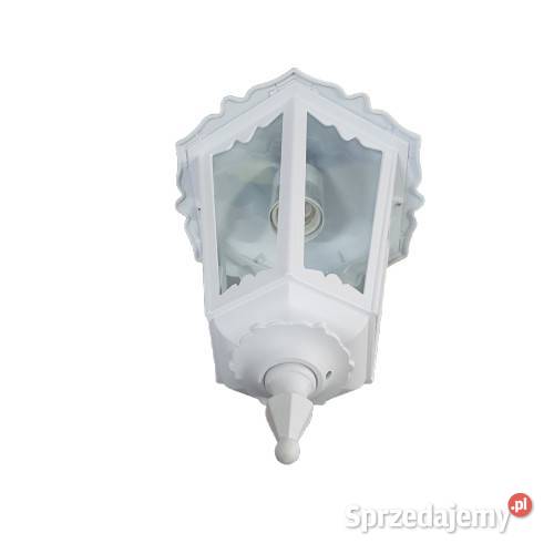 Kinkiet ogrodowy ścienny biały Częstochowa sprzedam