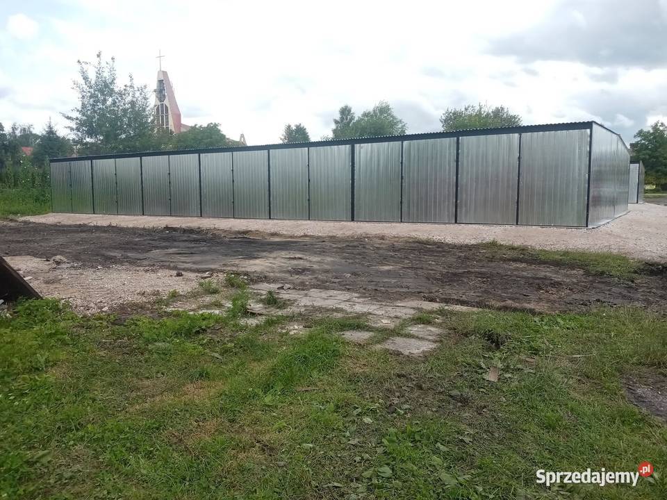 Ciąg garaży blaszanych zadzwoń zapytaj wycena Dąbrowa Górnicza