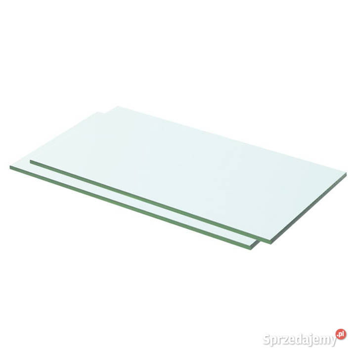 Półki 2 panel z bezbarwnego szkła 50 x 20 Warszawa