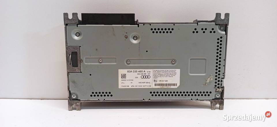 AUDI A1 82A WZMACNIACZ BANG OLUFSEN 83A035465A Panele sterowania, przełączniki dolnośląskie