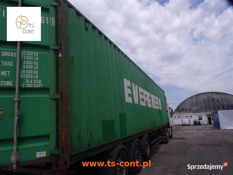 Kontener morski magazynowy budowlany 40 HC 12m