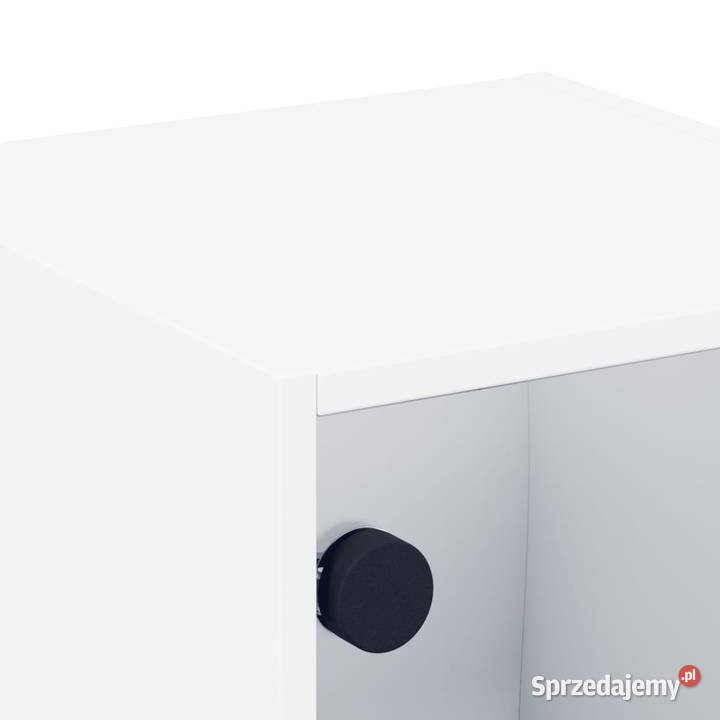 Szafka nocna ze szklanymi drzwiami biała Warszawa sprzedam