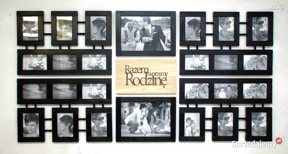 Galeria Ścienna drewniane ramki Na zdjęcia Kraków