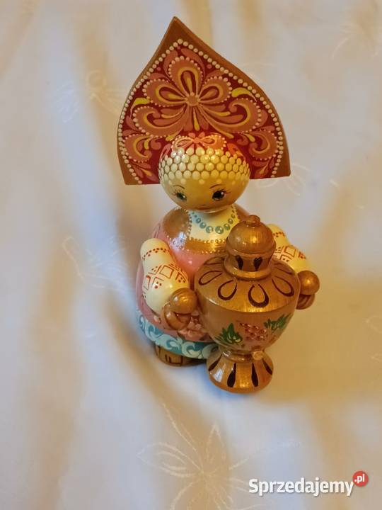 lalka drewniana made in ZSRR Gliwice