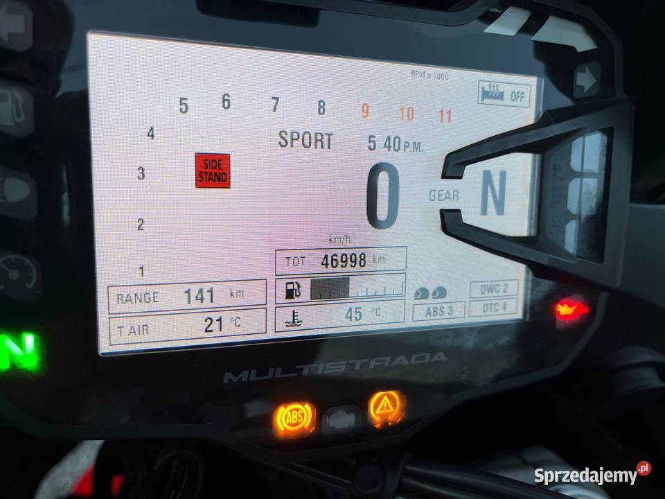 Ducati Multistrada 1200 S Lift Bezwypadkowa