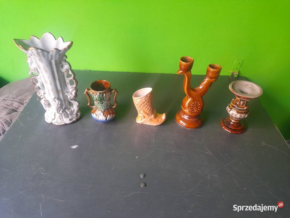 Wazon świeczniki but porcelana ceramika itp sprzedam