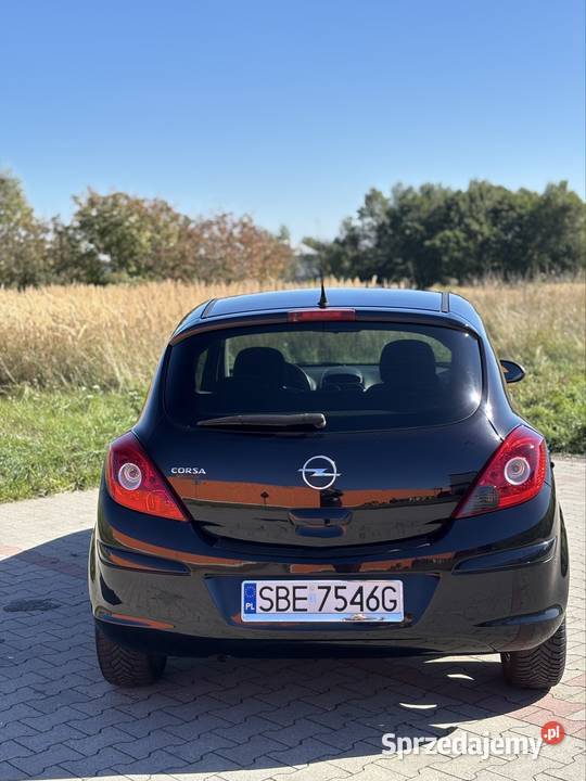 Opel Corsa D 111 2010r Czarny kupiony w Polsce Corsa Siemianowice Śląskie