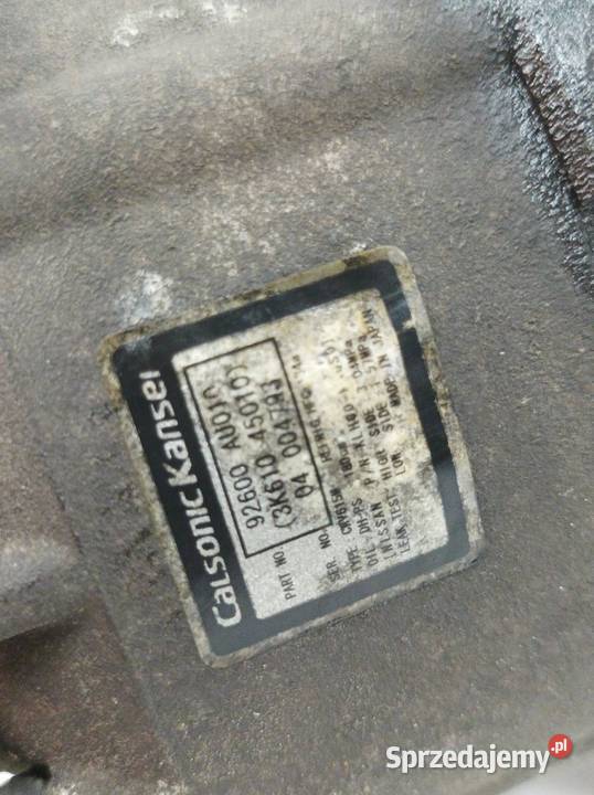 SPRĘŻARKA KLIMATYZACJI 3K61045010 25 16V Nissan