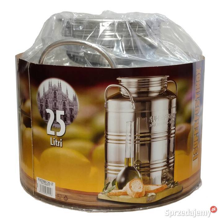 Hermetyczna beczka inox kana ze stali Rośliny przemysłowe sprzedam