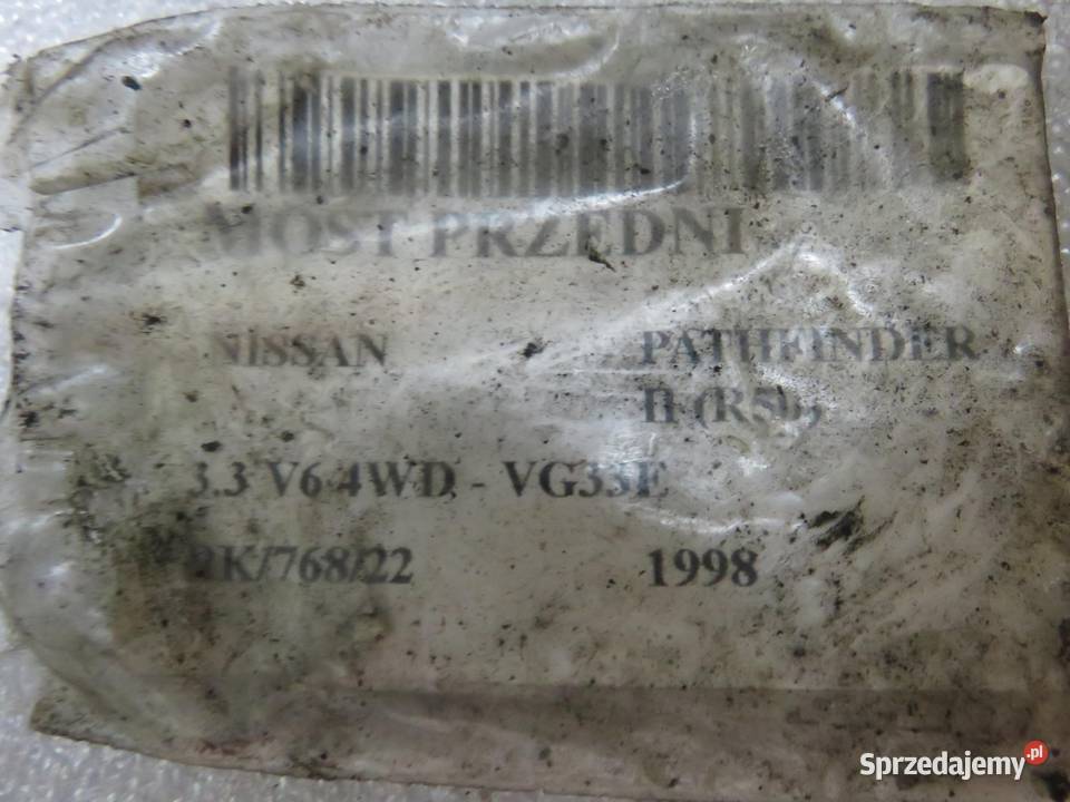 DYFER MOST PRZÓD PATHFINDER R50 33 sprzedam