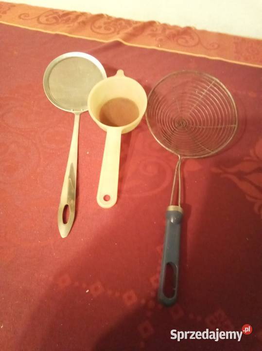 Zestaw sitek PRL komplet Sitka i cedzaki Warszawa