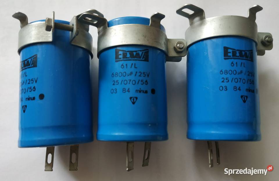 Kondensatory ELWA 6800uF 25V Nowe
