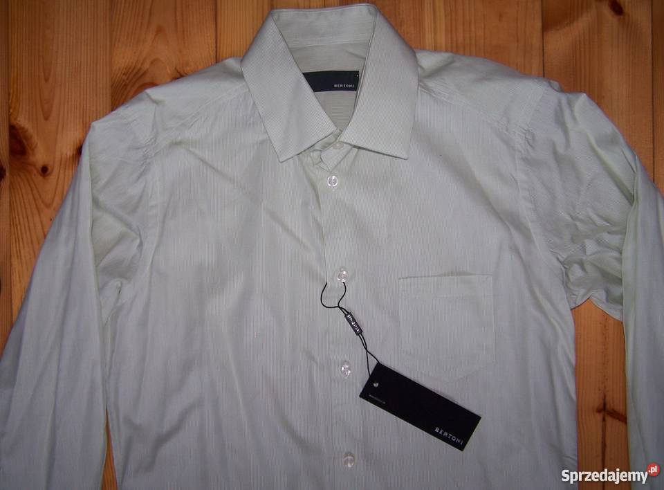 Koszula z długim rękawem Bertoni Slim fit Białystok sprzedam