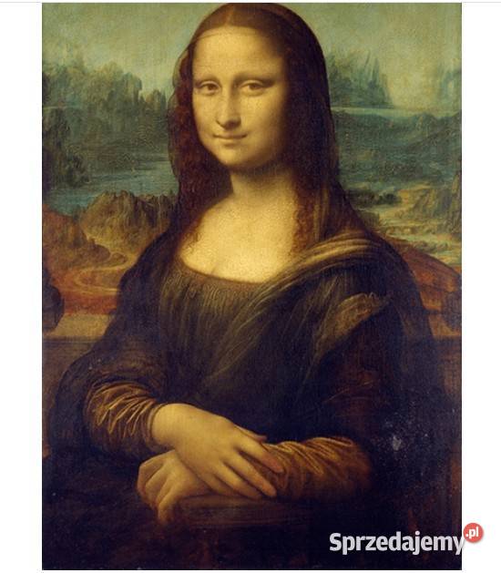 Kolekcjonerski numizmat Mona Lisa Leonarda da mazowieckie Warszawa