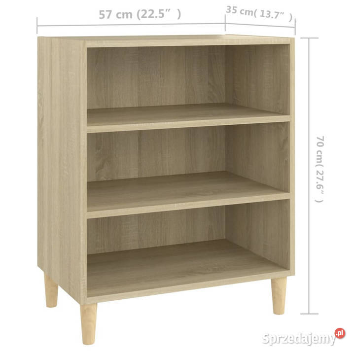 Szafka dąb sonoma 57x35x70 materiał Warszawa