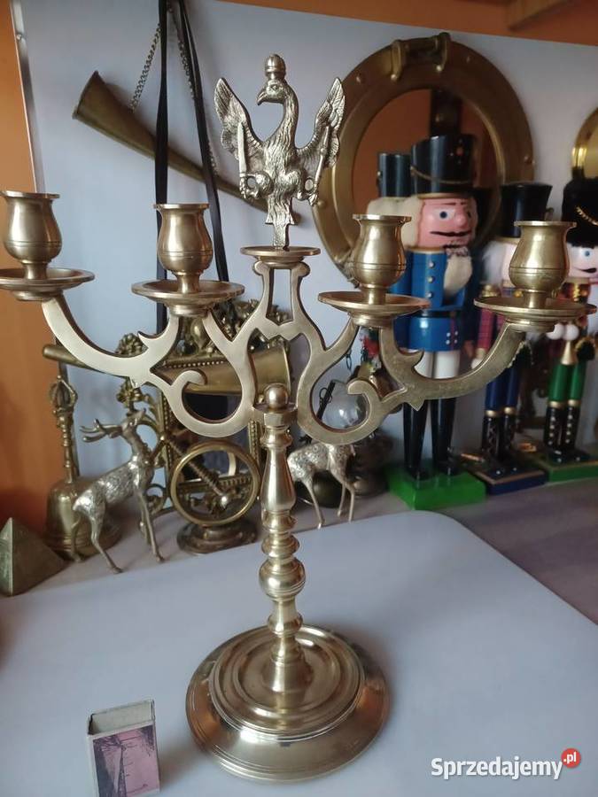 Księstwo Warszawskie piękny świecznik Poznań