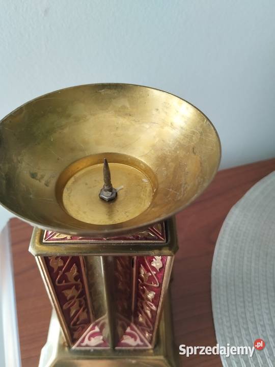 Świecznik ozdobny mosiądz 15 Warszawa