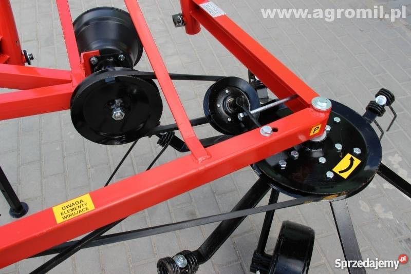 Przetrząsacz karuzelowy karuzela zgrabiarka ABRA maszyny do przetwarzania zbiorów Rogóźno