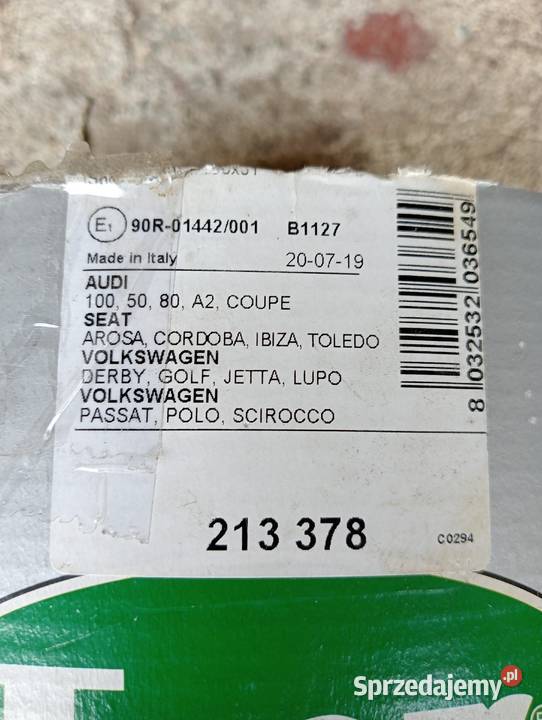Szczęki hamulcowe na tylną oś Vw golf 2 Biadki