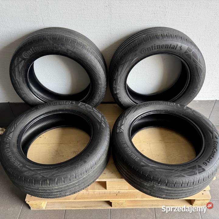 Komplet opon letnich Continental Ecocontact 6 Pielgrzymka sprzedam