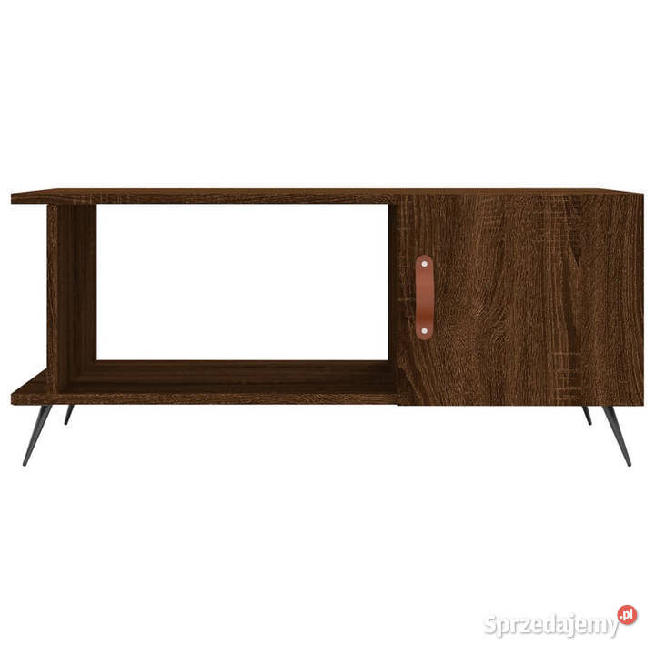 Stolik kawowy brązowy dąb 90x50x40 WM829467 Warszawa