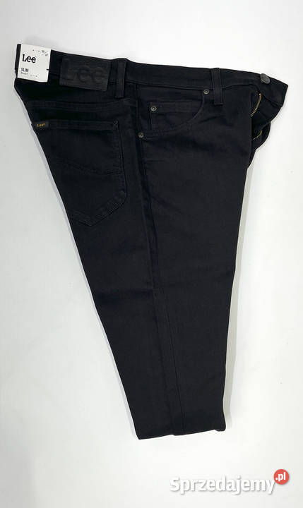Spodnie męskie Lee Rider Black Rinse Slim W30 czarny
