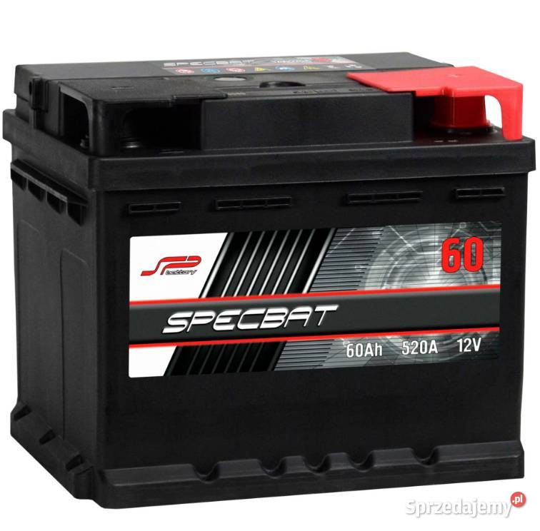 Akumulator 60Ah 520A SPECBAT niskiwysoki osobowe Akumulatory Poznań