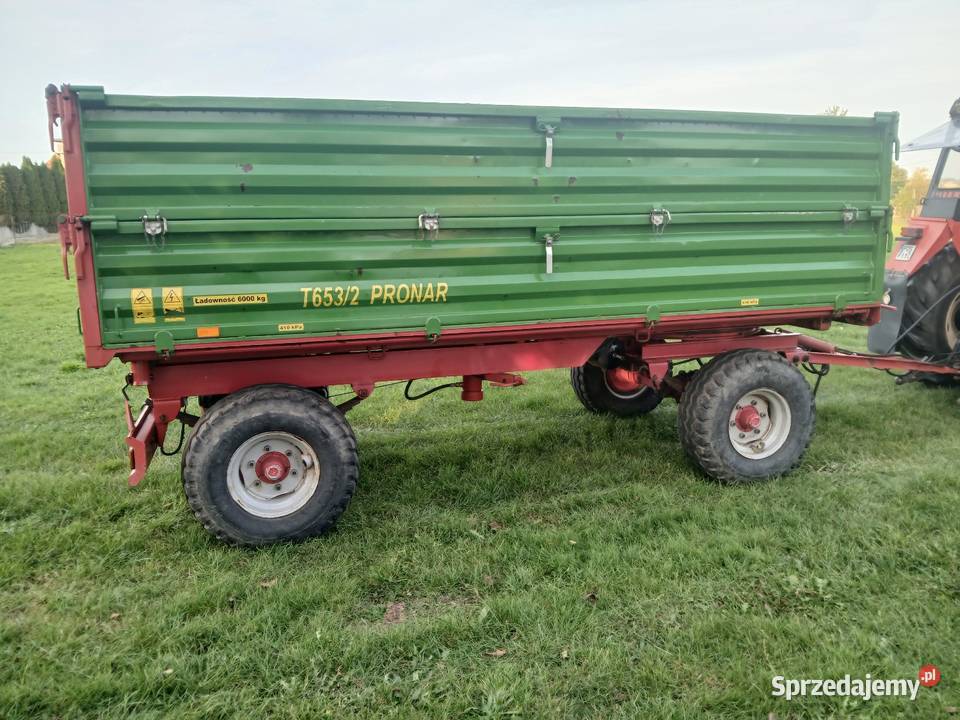 Przyczepa Pronar T 6532 6ton Przyczepy rolnicze Grabów nad Prosną