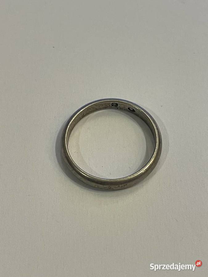 Pierścień firmy Warmet Polska PRL srebro małopolskie