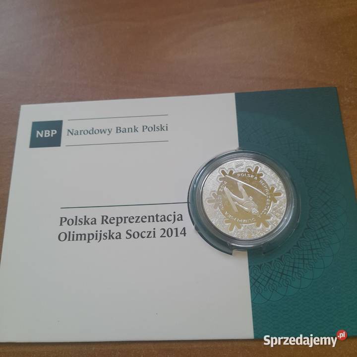 Moneta srebrna Polska reprezentacja olimpijska Warszawa