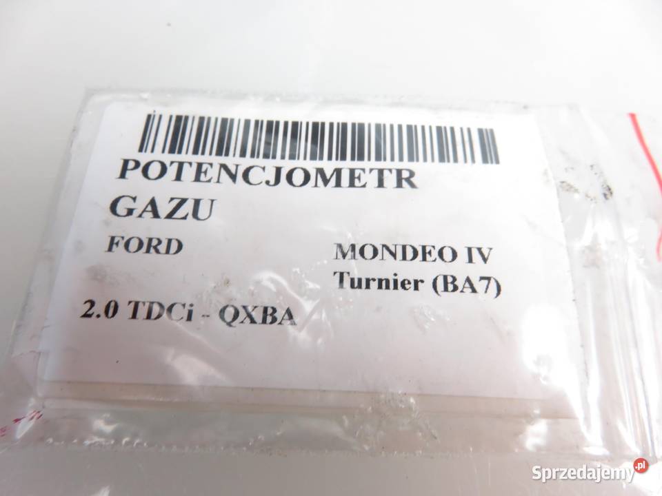 POTENCJOMETR GAZU MONDEO IV 20 TDCi 6G929F836RC Układ elektryczny, zapłon