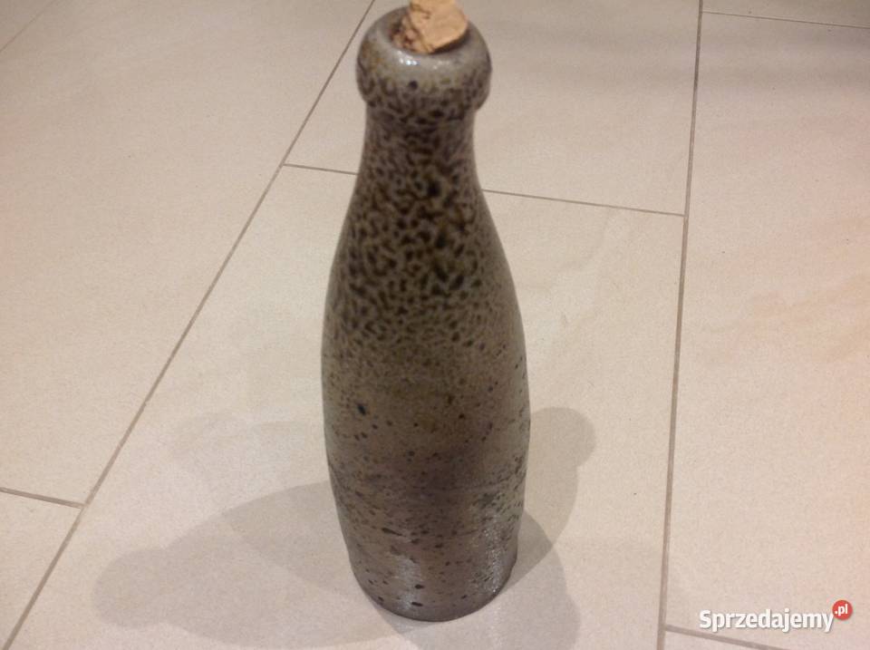 Stara Butelka Kamionkowa Szkliwiona Bolesławiec Nowa Sól