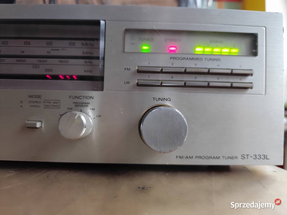analogowy tuner z 1979 r Sony ST333L Stargard
