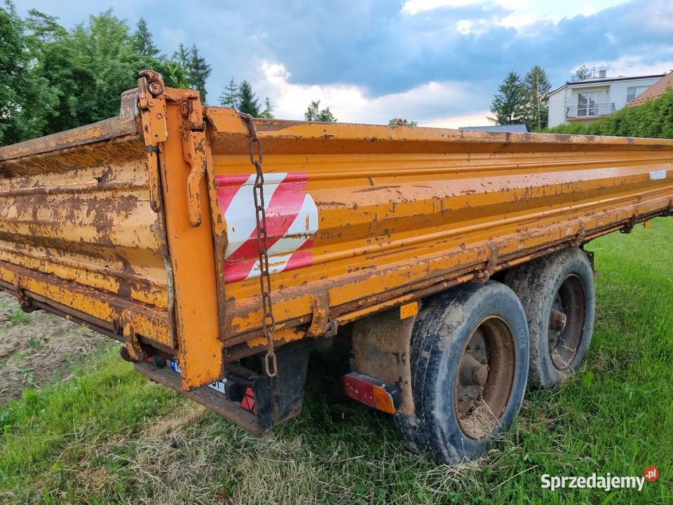Przyczepa rolnicza Muller z kiprem 3 strony Tarnów