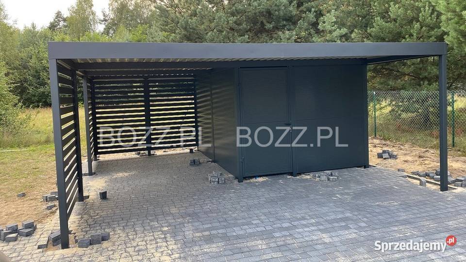 Wiata na samochód z pomieszczeniem Katowice