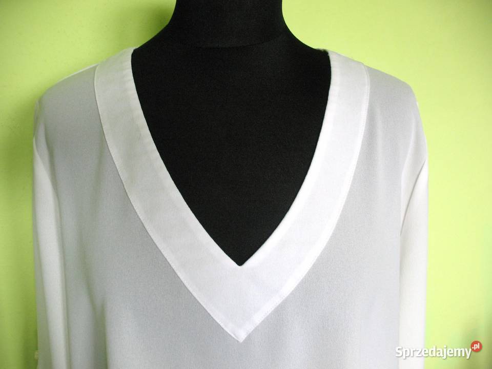 Bluzka oversize 46 3XL biust 118 asymetryczna Siedlce