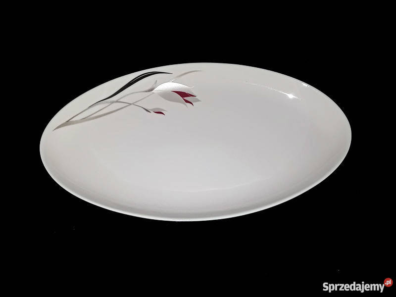 Serwis obiadowy Finezja Wałbrzyska Porcelana odcienie czerwieni