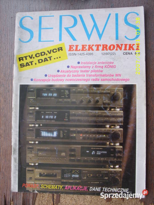 ROCZNIK MIESIECZNIKA SERWIS ELEKTRONIKI1998 Wołów