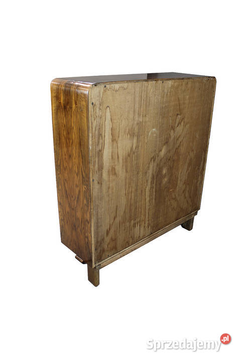 Witryna stojąca art deco w orzechu renowacji sprzedam