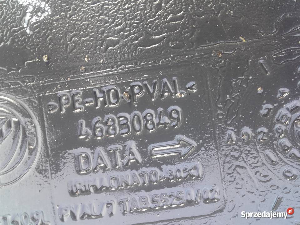 Fiat Doblo 12 16 bak zbiornik paliwa plastikowy Ksawerów