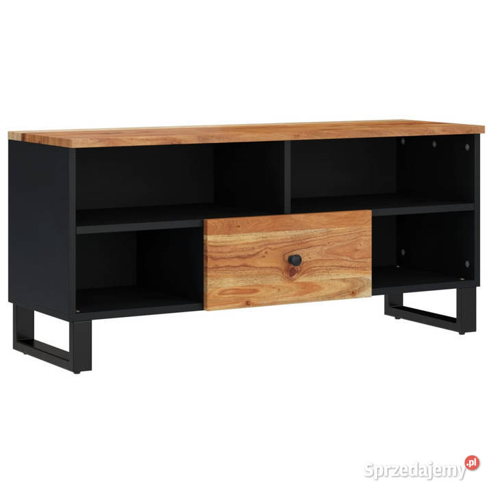 Szafka RTV 100x33x46 akacja i materiał Warszawa